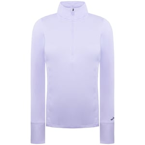 Brooks Dash 1/2 Zip Womens Lilac Running Top