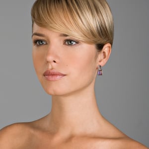 Orphelia Dames 925 Sterling Zilveren Drop Oorbellen - Zilver ZO-5992