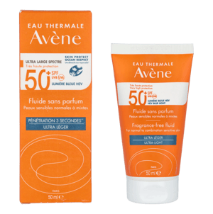 Avene High Protection Unscented Fluid SPF50+50 ml.