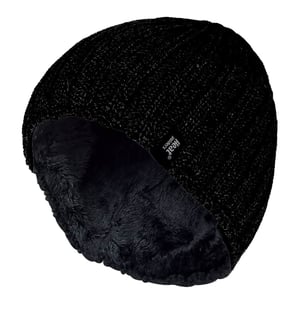 Heat Holders - Mens Fleece lined Ribbed Winter Hat