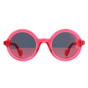 Moncler Round Womens Shiny Fuchsia Purple Gradient Mirrored ML0005