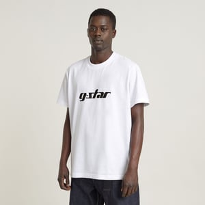 G-Star RAW Unisex Cursive Script Loose T-Shirt