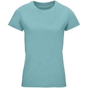 SOLS Dames/dames Crusader Organisch T-shirt (Zwembad Blauw)