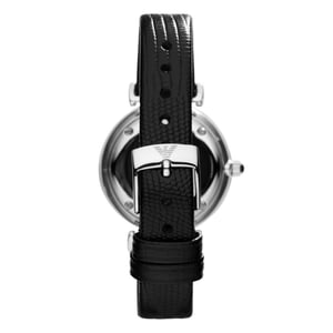 Emporio Armani Damklocka Kvarts silver svart