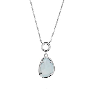 Orphelia 'Rivera' Women's 925 Sterling Silver Set: Necklace + Earrings - Silver SET-7480/BC
