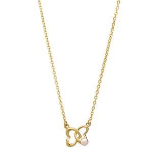 Orphelia 'Lili' Women's 925 Sterling Silver Chain with Pendant - Gold ZK-7513/G