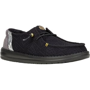 HEYDUDE Wendy Boho Crochet Polyester Damesschoenen Zwart