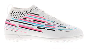 Turf 90 Boys Trainers Football Astro Turf Boots Scott Elasticated white