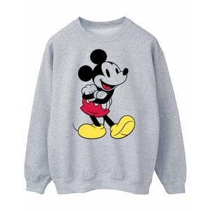 Disney Heren Klassiek Mickey Mouse Sweatshirt (Sportgrijs)