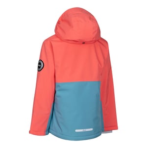 Pauline DLX skidjacka för barn/ungdomar (Peach Blush/Storm Blue)