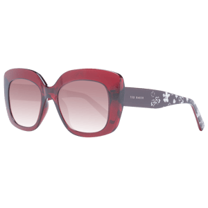 Ted Baker Cat Eye Womens Crystal Dark Red Brown Red Gradient TB1675 Hattie