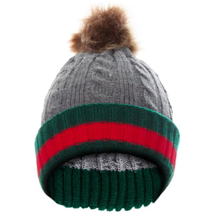 Kruze By Enzo | Chunky Cable Knitted Beanie