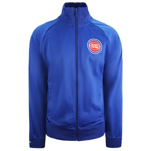 Mitchell & Ness Detroit Pistons blå träningsjacka för herrar