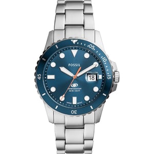Fossil Fossil Blue Heren Horloge Zilverkleurig FS6050