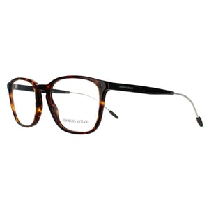 Giorgio Armani Rectangular Mens Dark Havana Glasses Frames