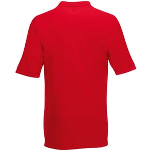 Fruit of the Loom Kinder/Kids Piqué Poloshirt met Korte Mouwen (Rood)