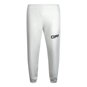 Off-White Airport Tape Logo White Sweatpants