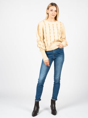 Silvian Heach Pullover Kuina Dam Beige