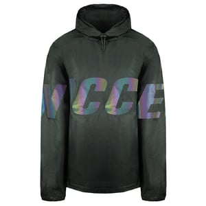 Nicce Pullover Lange Mouw Zwart Heren Reflecterende Dennen Poncho 201 1 01 04 0088