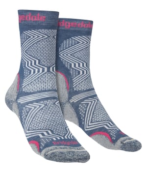 Bridgedale - Womens Hiking Ultralight Boot Socks - Dark Denim