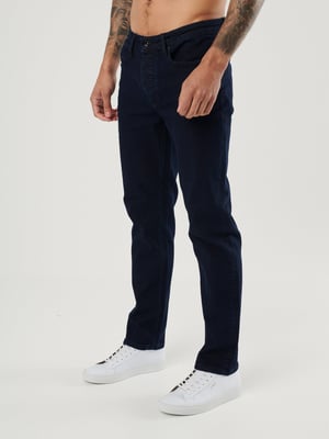 Luke 1977 Men's Freddys Straight Leg Dark Blue Raw Jeans