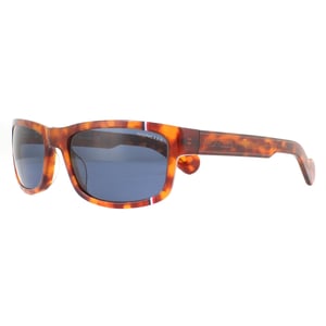 Moncler Rectangle Mens Havana Blue Sunglasses