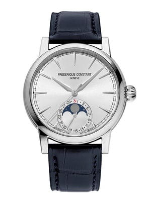 Frédérique Constant Classic Moonphase Heren Horloge Blauw FC-716S3H6