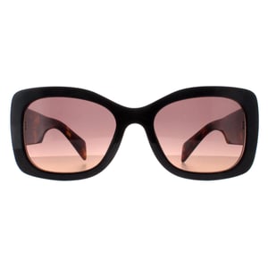 Prada Oval Womens Mahogany Brown Gradient PRA08S