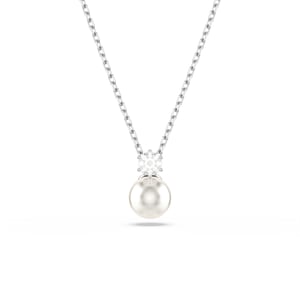 Swarovski 'Matrix' Dames Halsketting van Basismetaal - Zilver 5693897
