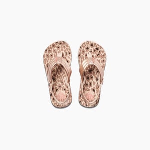 Little Ahi Cheetah Flip Flops