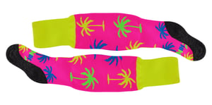 Hockey Socks with Colourful Cool Funny Funky Designs | Hingly | Mens & Ladies | Ideal for Sports - Palm Tree