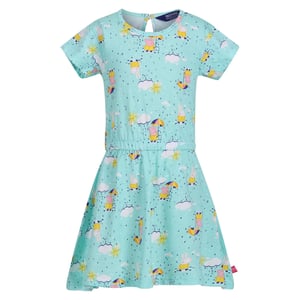 Regatta Peppa Pig Wolken Jurkje voor babymeisjes (Aruba Blauw)
