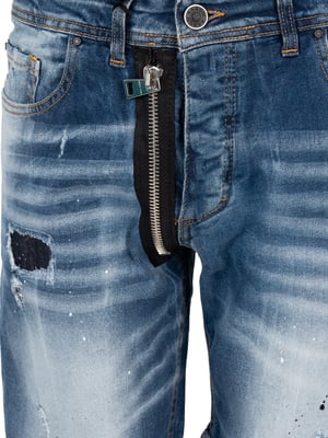 Xagon Shorts Jeansshorts Herr Blå
