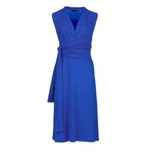 Mouwloze Empire Line-jurk in Blue Royal