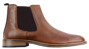 Mens Vintage Tan Leather Dealer Boots