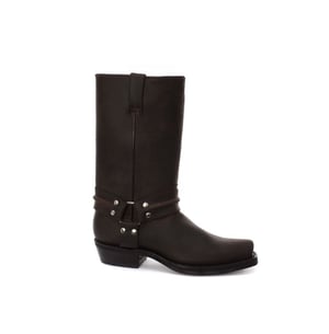 Grinders Unisex Bruna Western höga läderstövlar - Renegade Hi