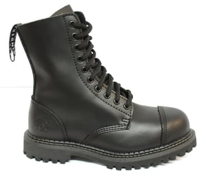 Grinders Stag CS Svart Unisex Säkerhet Ståltå Cap Militär Punk Boots