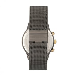 Breed Espinosa Chronograaf Horloge met Mesh-Armband en Datum