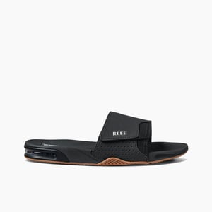 Reef Men's Fanning Slide Black Sandals