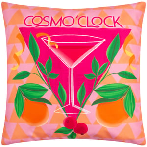 furn. Cosmo O' Clock Abstract Outdoor Cushion Cover