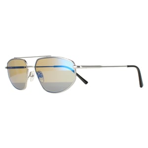 Serengeti zonnebrillen Marlon SS539002 Glanzend zilver mineraal gepolariseerd 555 nm blauw