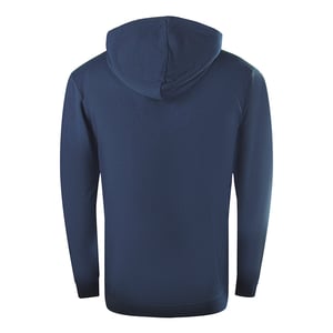 Cavalli Class Large Tiger Logo Navy Blue Hoodie