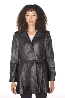 Dames 3/4 lengte trenchcoat-Ranchi