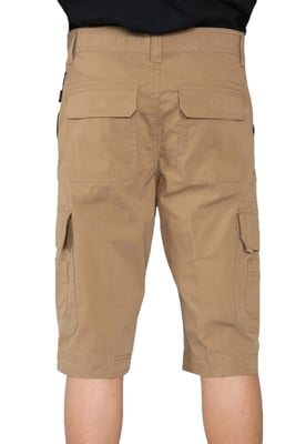 Mens Cargo Multi-Pocket Quick Dry Shorts in Khaki