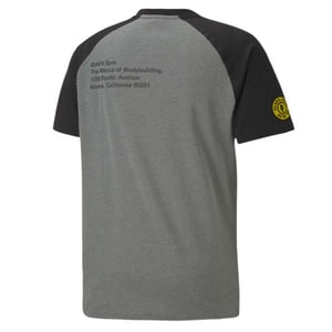 Puma x Gold's Gym Mens Grey Raglan T-Shirt