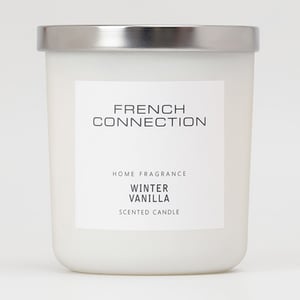 French Connection White Collection Winter Vanilla Candle 245g
