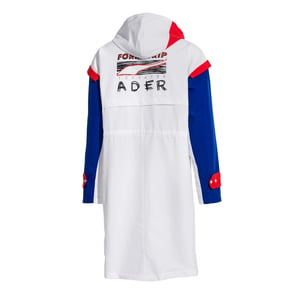 Puma x Ader Error Full Zip Hooded Parka Mens White Jacket 578555 02