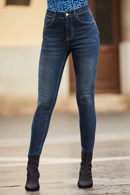 Grey Blue Perfect Skinny Jeans