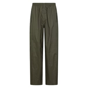Mountain Warehouse Heren Pakka waterdichte overbroek (Donkere Khaki)
