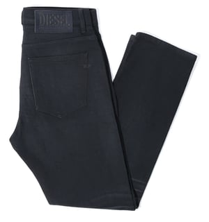 Diesel D-Viker rechte jeans van biologisch katoen - zwart